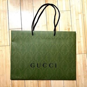 Large Green Gucci Equilibrium shopping bag